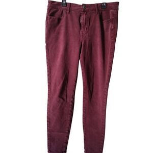 American Eagle Outfitters Super Stretch Hi Rise Jegging Pants 10‎ Long Maroon